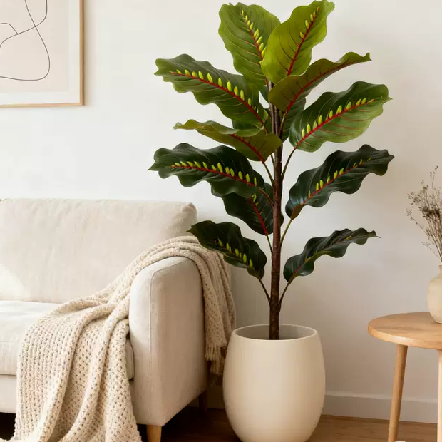 Real Touch Artificial Ginkgo Leaf Stem, 19" Faux Green Botanical Spray for Vase, Maintenance-Free Plant for Home Office Indoor Decor (Green)(Pot Not Included)