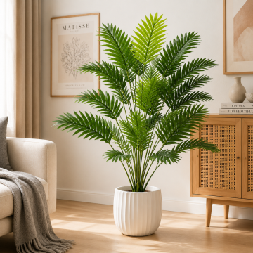 Realistic artificial Areca Palm tree for living room and apartment decor