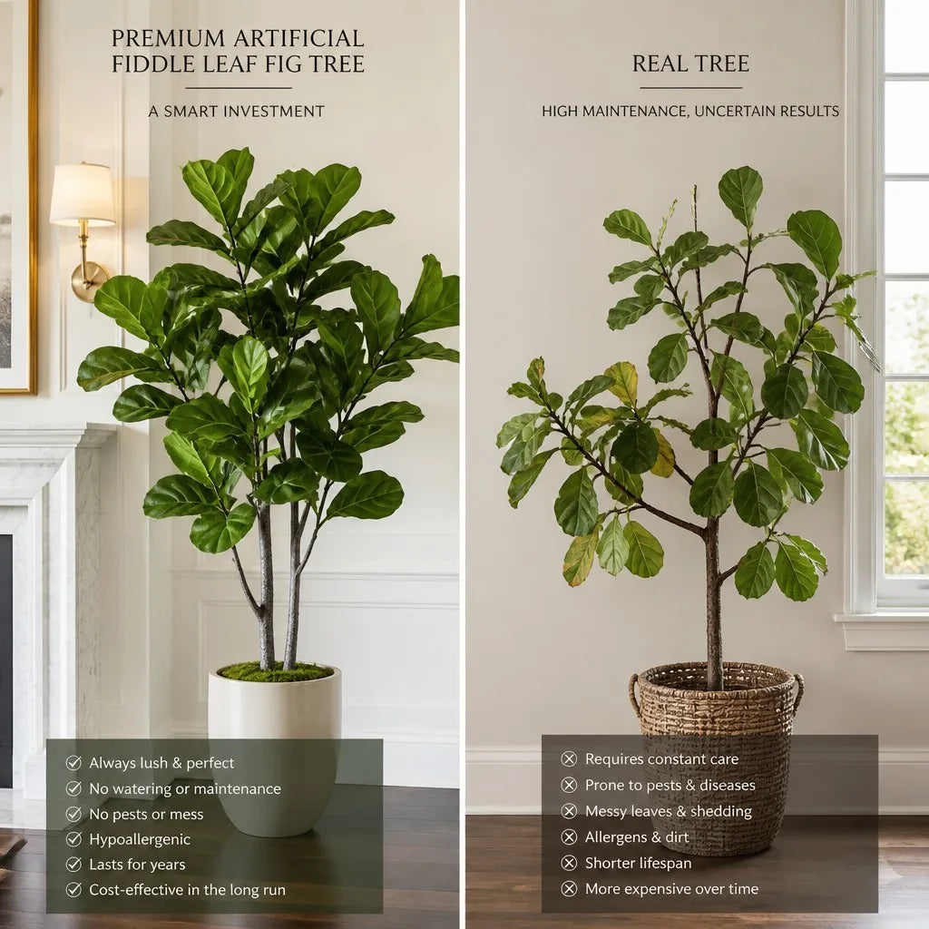Faux vs. Fresh: A Smart Investment