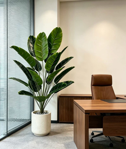 OasisVibe™ 24-Leaf Luxury Faux Banana Tree