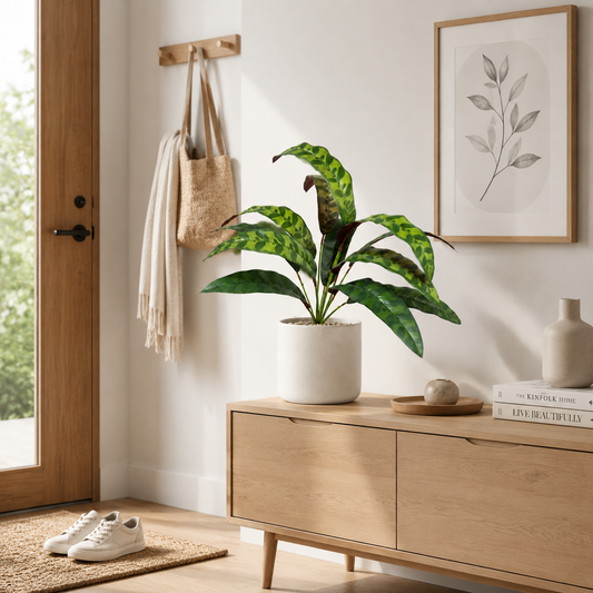 Real-Touch Artificial Boston Fern (about 20") – Faux Potted Fern Foliage for Indoor & Outdoor Home Decor (Pot Not Included)