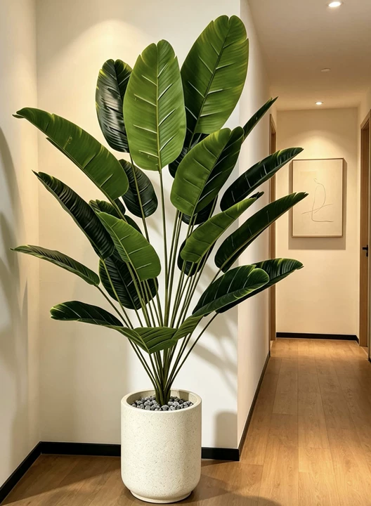 OasisVibe™ 18-Leaf Modern Faux Banana Tree