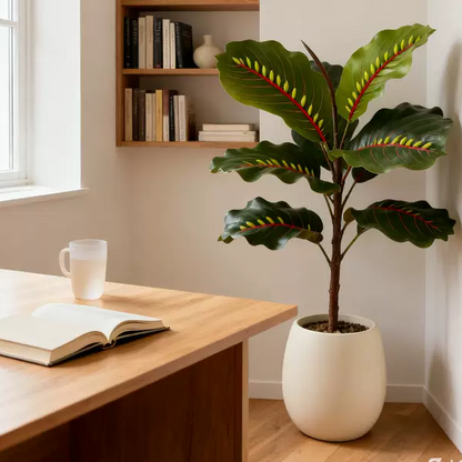 Real Touch Artificial Ginkgo Leaf Stem, 19" Faux Green Botanical Spray for Vase, Maintenance-Free Plant for Home Office Indoor Decor (Green)(Pot Not Included)