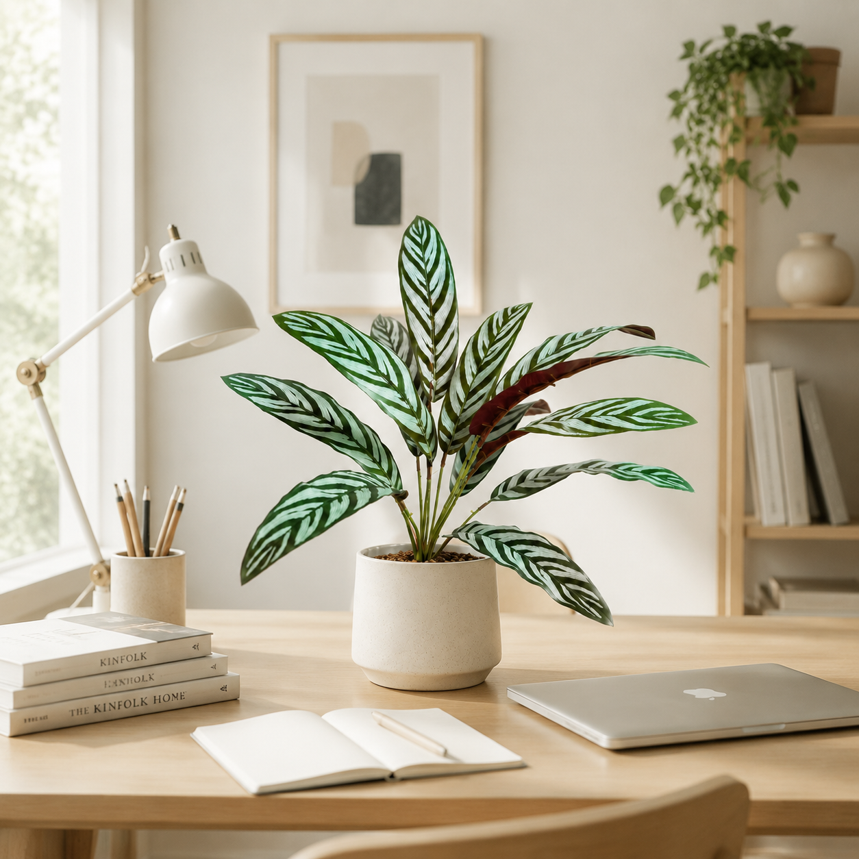 Real-Touch Artificial Boston Fern Bush - Faux Silk Boston Fern Plant for Indoor/Outdoor Home & Office Decor, UV-Resistant Fake Ferns (Pot Not Included)