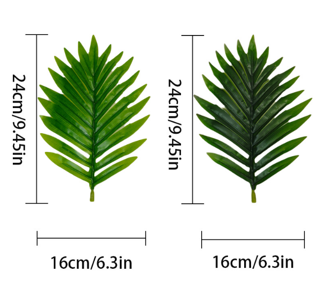 18-Frond Luxury Faux Areca Palm Tree - Realistic Tropical Artificial Potted Plant for Living Room & Airbnb Decor (Pot Not Included)