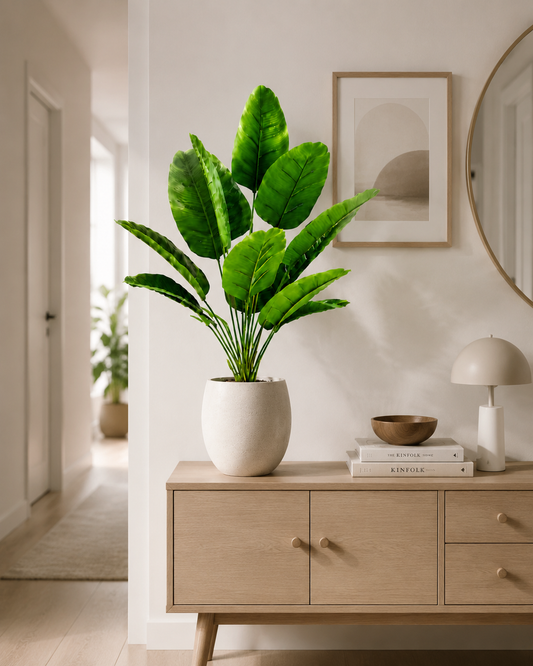 OasisVibe™ 12-Leaf Artificial Traveler's Palm （pot not include）