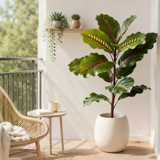 Real Touch Artificial Ginkgo Leaf Stem, 19" Faux Green Botanical Spray for Vase, Maintenance-Free Plant for Home Office Indoor Decor (Green)(Pot Not Included)